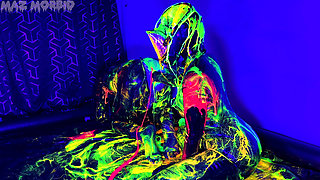 Uv Wet and Messy Gimpy Double Fisting 4K with Patricia