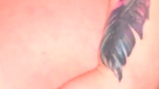 POV Tattooed Redhead on All Fours Asked for Milk in Her Pussy and Came in Her Mouth