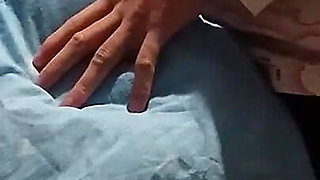 Super Skinny Girl Rubs Her Pussy on a Pillow and Cums Quickly so Her Parents Don't Catch Her