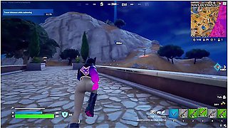 Fortnite Nude Mod Gameplay Triblazer Lynx Nude Skin Battle Royale Game [18+]
