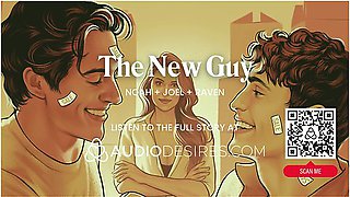 Asmr Audio Porn: Bisexual Male Mfm Threesome With Femdom Female Boss Cock Sharing & Dp - Erotic Audio