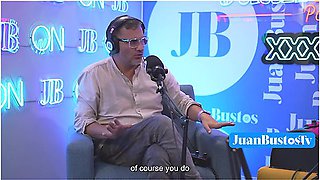 Natural Big Tits MILF Antonella Jones Fucks a BBC on a Hot Podcast