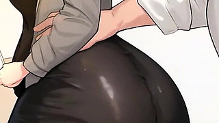 Waifu Secretary POV - Close-up, Teasing, Sock Pull and Naughty Play