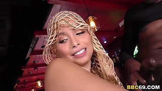 Aaliyah Hadid Takes Interracial Anal Gangbang Poundings