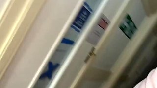 Blonde MILF Flashes and Pees Outside in Public After Being Offered a Cigarette