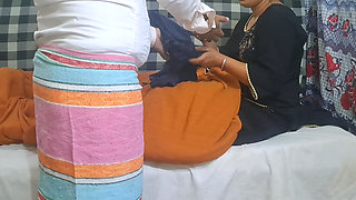 Black Suit Bhabi Teases Her Dever Playful Desi Roleplay