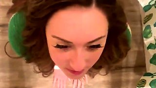 hardcore gf amateur blowjob and nice facial cumshot