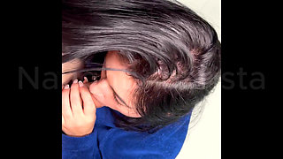 That wet blowjob then in the shower I love to suck the cock of this hottie