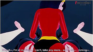 Car Toon In Violet Parr Super Hero Costume The Incredibles Sex On The Park