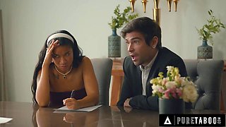 PURE TABOO Lustful Bride Gizelle Blanco Shamelessly Teases Her Husband In Front Of Wedding Witnesses: Porn