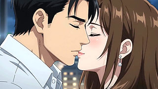 Office boss and sexy entern work late night in office turn into intimate and sex