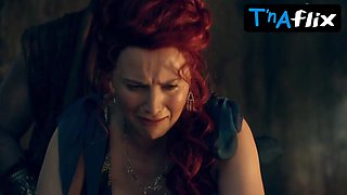 Lucy Lawless Funbags Sequence in Spartacus: Gods Of The Arena