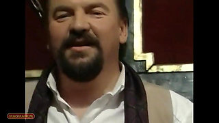 Seductive Maid Playing with a Castle Visitor