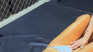 Sex Fight: Mars Solo & Misty Addams Meet Again for a Sexy, Topless Wrestling Match with Scissoring, Sensual Domination, and Sedu