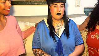 My Stepbrother Bought a Life-sized Gothic Doll... but She Came Alive and We Turned It Into a Foursome! Part 1
