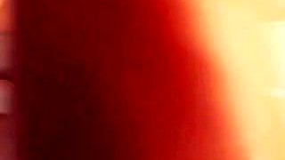 Small tit brunette amateur tugs on a big willie