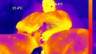 First BBC Sex Machine Fuck: Oiled up BBW Cums Hard on Your Massive Cock, 15 Min Ride and Cum Countdown, POV Thermal