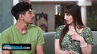 Big titted step-mother Lexi Luna proves she fucks nicer than stepson's girlfriend lana