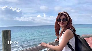 Lissa Browns Nudist Beach Flashing for Custom Video