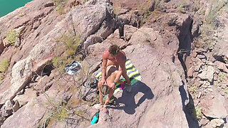 Fucking and Sucking on Top of a Mountain