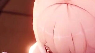 Kokomi Blowjob Oral Fellatio - Genshin Impact 3D Dick Sucking Deepthroat Animation Aether Sex
