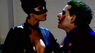 Lusty Villains Sequence-four_3some of Superheroines in Spandex Undergarments Share a Beef whistle and a Jizz flow