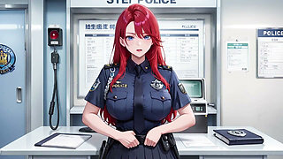 Office Uniform Too Tight, Elevator Door Squeezes Her Waist!