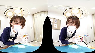 Japanese Nurse VR Short Hair With POV Heat