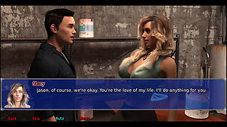 The office wife #12: Stacy played with her self in the shower and jack saw her