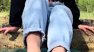 Hawt Blonde milf in foot Fetish tube scene