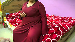 Arab Big Teen BBW Hot Muslim College Girl Get Ready to Going to College but She Was Supper Horny and Want Fuck From Stepdad