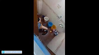 Shaitaan Chota Bhai Records Aged Step-sister Fapping In Douche Before Taking Bathroom