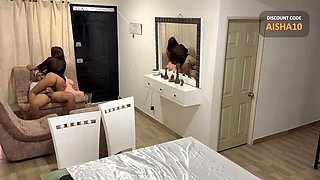 Super Hot Latina Cheats on Husband with Delivery Guy, Fucks Him with Doll and Her Tight Ass - Aisha & Juan
