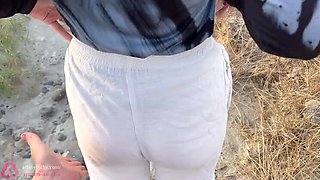 Amelia Queen Public Pissing Compilation in Nature - Outdoor Pee & Nudity Fun