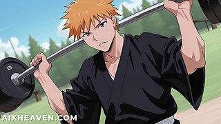 Yoruichi Gets Fucked by Ichigo After He Arrives in Soul Society! Bleach Uncensored Hentai