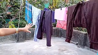 Busty Marathi Maid Naked Bathroom Prank - Stepbrother Surprise with MyBaby
