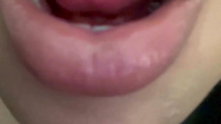 Nude Lipgloss Lip Fetish, Lip Worship, Femdom