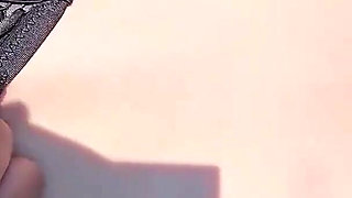 Blonde Slut Towed and Fucked in the Woods!