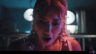 Alien Parasite Squirting - Kendra Sunderland & Cyber Doll