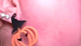 Throat Goblin 146 Busty Blonde with Orange Glasses Sucks Cock (amateur BJ)