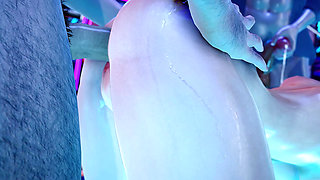 Hot Blonde Gets Gang Banged in the club