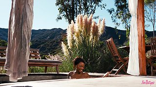 August Skye Sizzles in Scorching Summer Heat