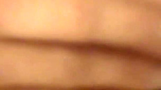 Busty Brunette Films Herself - Fingering in the Bathroom Mirror