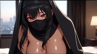Busty Arabian Goddess Hotel Tease Solo Porn