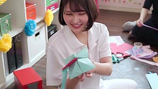 Asian Japanese Schoolgirl Glasses