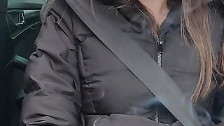 Melanie Dark Smoking Wetting Panties and Squirting in My Car