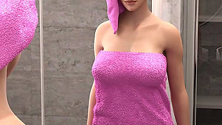 A Perfect Marriage 33(a) - Anna Flashes Her Panties to Husband’s Best Friend While Sitting Right Next to Him