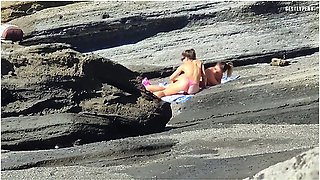 Beach Prank For Two Fit Girls: My Friend Fede Goes To The Beach With A Friend Of Hers And Arranges A Spicy Encounter With My Cock