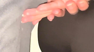 She Grabs a Stranger's Dick in Public