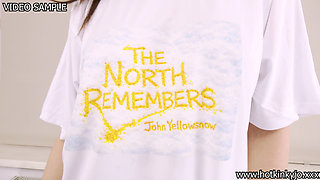 Hotkinkyjo in John Yellow Snow Shirt Fuck Huge Dildo From Mrhankey & Anal Prolapse